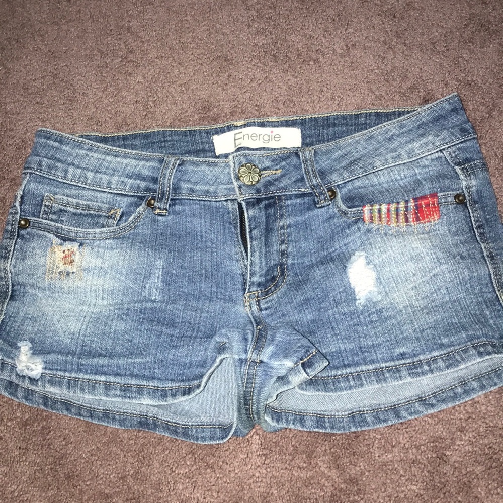 denim shorts